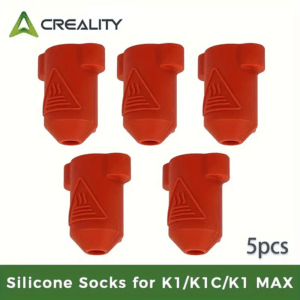 5pc K1 Hotend Heat Insulation Silicone Socks Creality Red