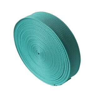 BTY 3/4in Teal Nylon Webbing Roll 2cm