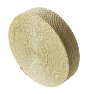 BTY 3/4in Tan Nylon Webbing Roll 2cm