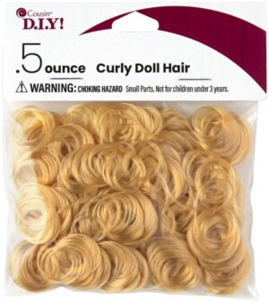 CousinDIY Curly Doll Hair .5oz-Strawberry Blonde