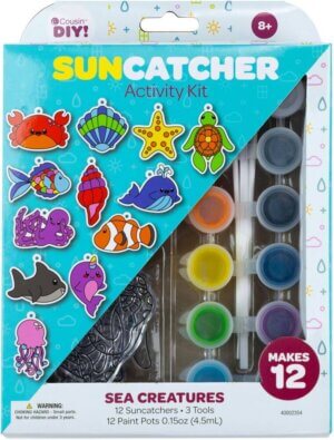 CousinDIY Suncatcher Kit-Sea, Makes 12