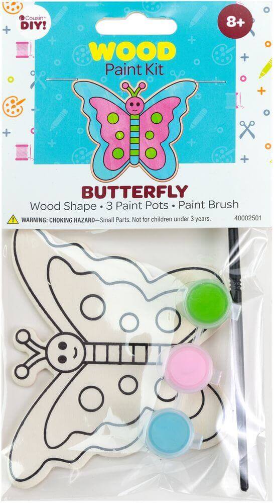 CousinDIY Wood Paint Kit-Butterfly CousinDIY Wood Paint Kit-Butterfly