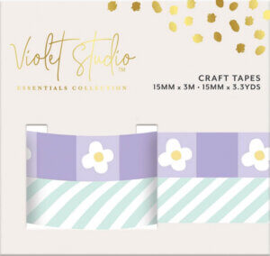 Violet Studio Washi Tape 2/Pkg-Blossoms And Bunnies