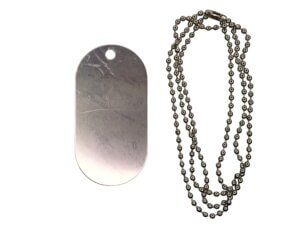 5pc Dog Tag Blanks