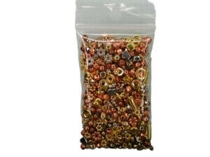 500pc Mixed Spacer Beads Metal Colors