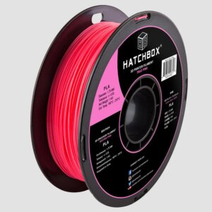 True Pink 1.75mm PLA 3D Printer Filament, 1 KG Spool HATCHBOX