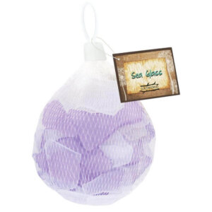 8oz Sea glass Purple and Clear