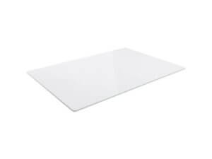 15x11 Coarse/White Glass Cutting Board Sublimation Blank