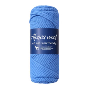 Blue Alpaca Wool Blend