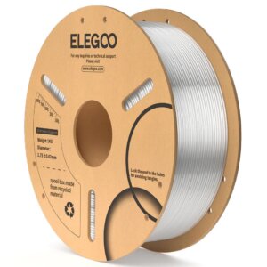 Clear PLA ELEGOO Filament 1.75mm 1KG