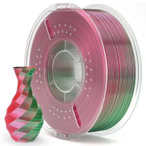 SILK Green/Red PLA ELEGOO Filament 1.75mm 1KG