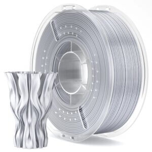 SILK Silver/Grey PLA ELEGOO Filament 1.75mm 1KG