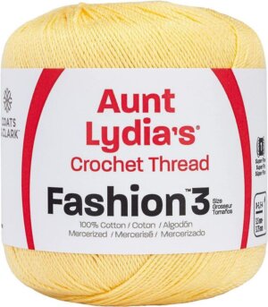 Maize-Aunt Lydia's Fashion Crochet Thread Size 3