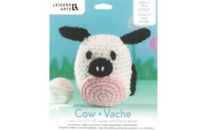 Leisure Arts Crochet Pudgie Kit Cow