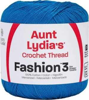 Blue Hawaii-Aunt Lydia's Fashion Crochet Thread Size 3