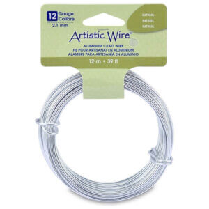 Artistic Wire Aluminum Craft Wire 12ga-Silver Tone Artistic Wire Aluminum Craft Wire 12ga-Silver Tone