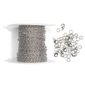 CousinDIY Cable Chain with Findings-36 Feet