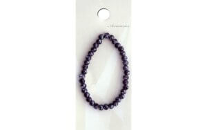 Resinate Bead Glass Button 4mm Violet