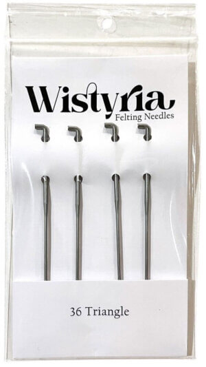 Wistyria Editions Felting Needles 4/Pkg-Size 36 Triangle
