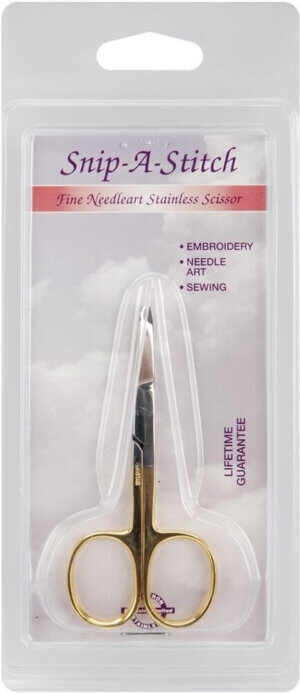 Tool Tron Snip-A-Stitch Scissors 3.5″-Gold-Plated Tool Tron Snip-A-Stitch Scissors 3.5"-Gold-Plated