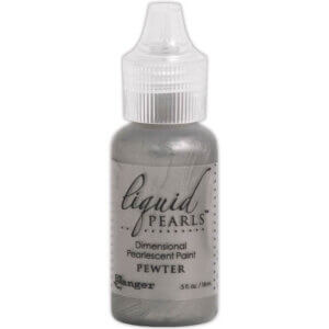 Ranger Liquid Pearls Dimensional Pearlescent Paint .5oz-Pewter