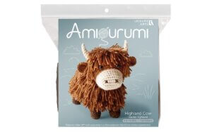 LAK Amigurumi Kit Highland Cow Brown USA LAK Amigurumi Kit Highland Cow Brown USA
