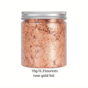 10g Rose Gold Leaf Flakes