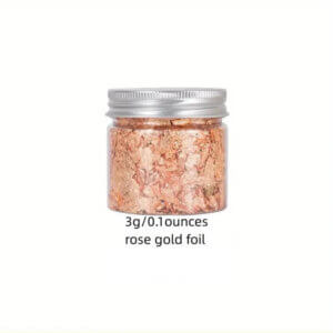 3g Rose Gold Leaf Flakes