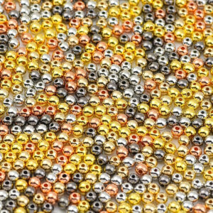 8mm 100pc Mixed Colored CCB Round Spacer Beads