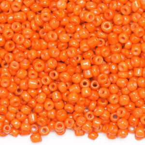 12g Orange 3mm aprx. 400pc Glass Seed Beads
