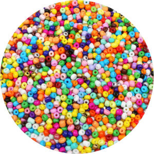 4mm Mixed 20g 250pc Glass Seed Beads