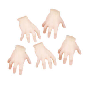 5pc Creepy Mini Hands Plastic 23mm / 1inch