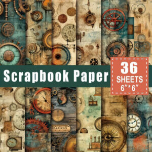 36 Sheets 6x6 Nautical Theme Scrapbooking Paper
