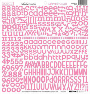 Bella Blvd Bella Besties Letter Scramble Alpha Stickers-Peep Bella Blvd Bella Besties Letter Scramble Alpha Stickers-Peep