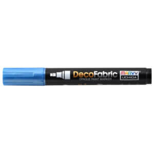 Uchida DecoFabric Opaque Paint Marker Chisel Tip-Pearl Blue