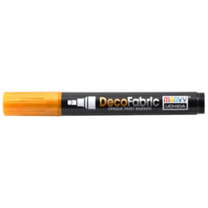 Uchida DecoFabric Opaque Paint Marker Chisel Tip-Metallic Gold