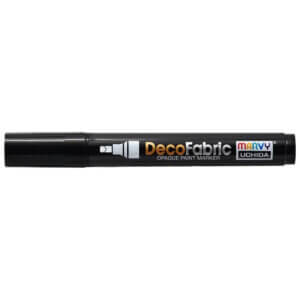 Uchida DecoFabric Opaque Paint Marker Chisel Tip-Black