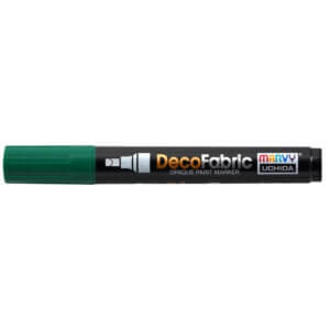 Uchida DecoFabric Opaque Paint Marker Chisel Tip-Green