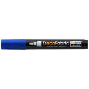 Uchida DecoFabric Opaque Paint Marker Chisel Tip-Blue