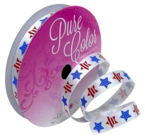 Morex Ribbon Betsy Ross 3/8″X5yd-Red Blue Morex Ribbon Betsy Ross 3/8"X5yd-Red Blue