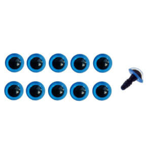 10pc 18mm Blue Crochet Safety Eyes