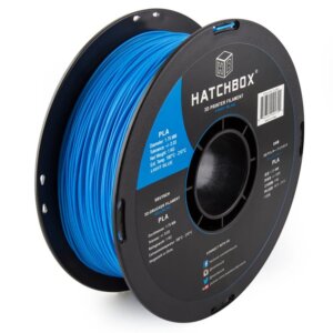 Light Blue 1.75mm PLA 3D Printer Filament, 1 KG Spool HATCHBOX  Filament