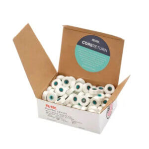 100pc Type L 60wt Magna-Glide Classic White Bobbins Poly Fil-Tec