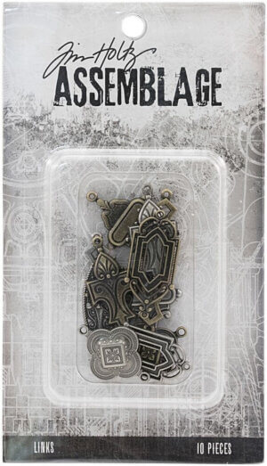 Tim Holtz Assemblage Links 10/Pkg-Art Deco