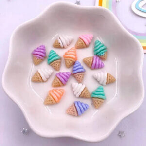 20pc Resin Mini Ice Cream Pieces