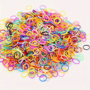 500pc Mixed Rubber Loom Bands Set 1.5cm