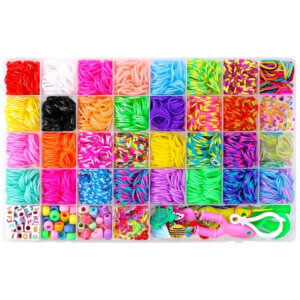 2600pc Rubber Band Loom Bracelet Kit