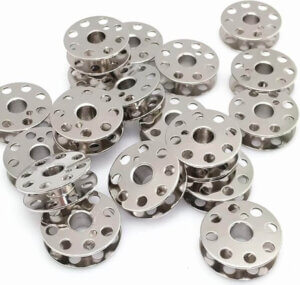 10pc Featherweight 45785 Metal Empty Bobbins Fits 221 & 301