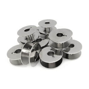 10pc Type L Metal Empty Bobbins