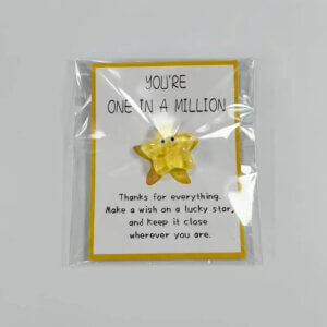 Star Resin with Inspirational Note - Assorted Appreciation Gift